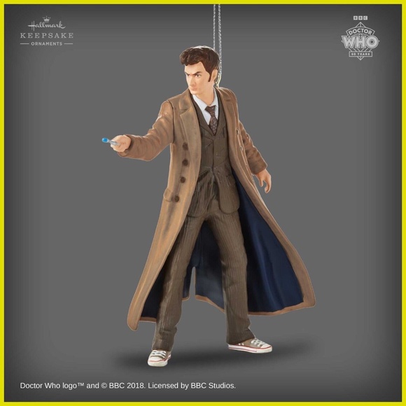 SDCC 2023 Exclusive HALLMARK DOCTOR WHO - THE TENTH DOCTOR KEEPSAKE ORNA… - Picture 1 of 5